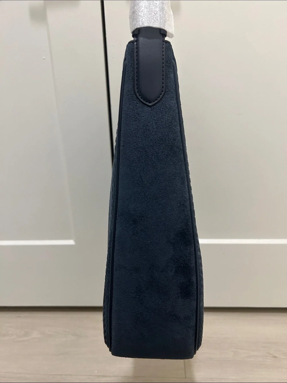 Michael Kors (NWT) Nayla Medium Navy Suede Hobo Shoulder Bag